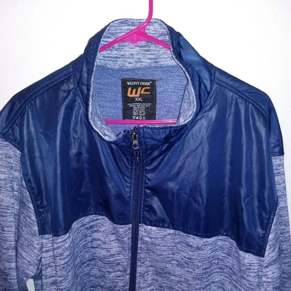Men's Full Zip Jacket Sweatshirt Walnut Creek XXL